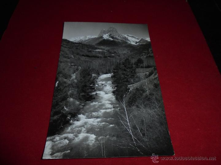 Postales: SALIENT DE GALLEGO (VALLE DEL TENA) 2 LA FORASTATA Y RIO GALLEGO EDC. SICILIA 15X10 CM.