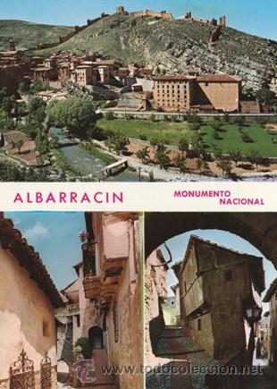Postales: ALBARRACIN - MONUMENTO NACIONAL - 3 FOTOS - N&ordm; 2010 - ED. ARRIBAS -MARTI  - A&Ntilde;O 1968 - NUEVA -