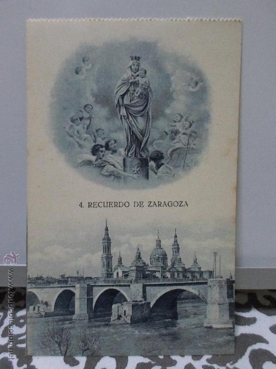 Postales: ZARAGOZA: RECUERDO DE ZARAGOZA - Foto 1