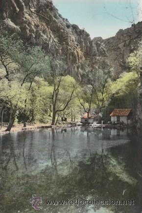 Postales: MONASTERIO DE PIEDRA - RINCON DEL LAGO DEL ESPEJO - N&ordm; 29 - ED. MONTA&Ntilde;ES-VICTORIA - A&Ntilde;OS 50 -NUEVA