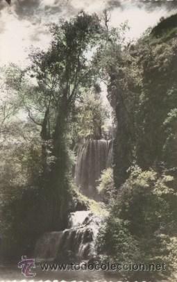 Postales: MONASTERIO DE PIEDRA - BA&Ntilde;O DE DIANA CASCADA CAPRICHOSA -N&ordm; 10 - ED. SICILIA - A&Ntilde;OS 50 -NUEVA