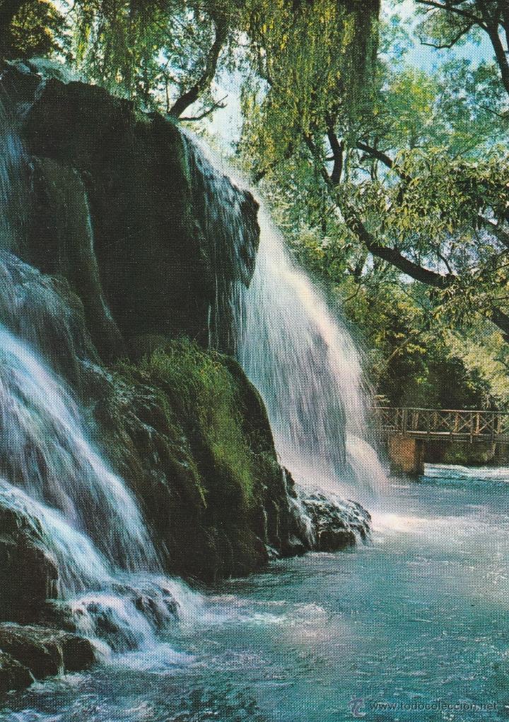 Postales: N&ordm; 14375 POSTAL MONASTERIO DE PIEDRA ZARAGOZA CASCADA IRIS - Foto 1