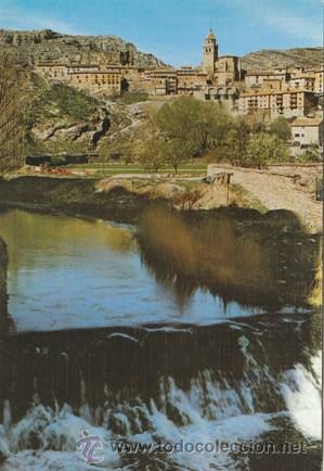 Postales: ALBARRACIN - MONUMENTO NACIONAL -VISTA PARCIAL RIO GUADALAVIAR - N&ordm; 19 ED. SICILIA - A&Ntilde;O 1973 -NUEVA