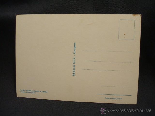 Postales: POSTAL - PARQUE NACIONAL DE ORDESA - HUESCA - - Foto 2