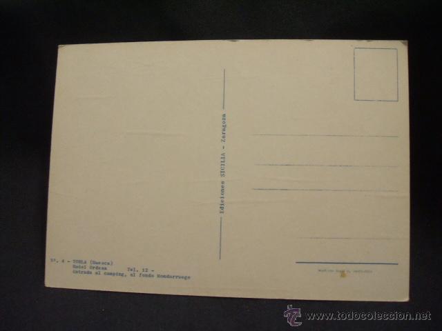 Postales: POSTAL - TORLA - HOTEL ORDESA - HUESCA - - Foto 2