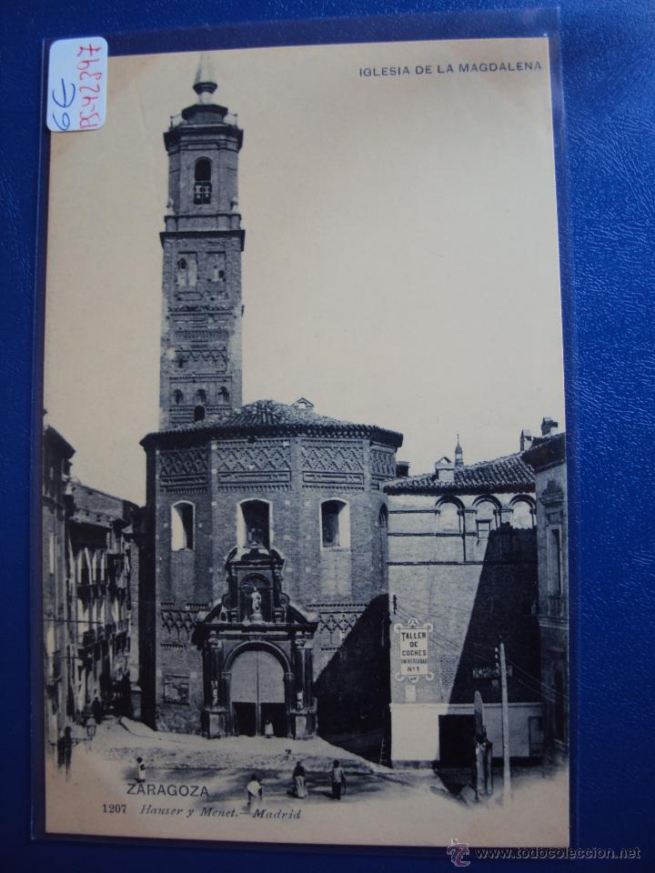 Postales: (PS-42397)POSTAL DE ZARAGOZA-IGLESIA DE LA MAGDALENA.HAUSER Y MENET