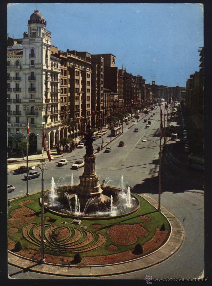 Postales: A-0820- ZARAGOZA. PASEO DE LA INDEPENDENCIA - Foto 1
