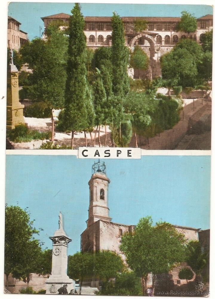 Postales: Caspe, postal de &eacute;poca - Foto 1