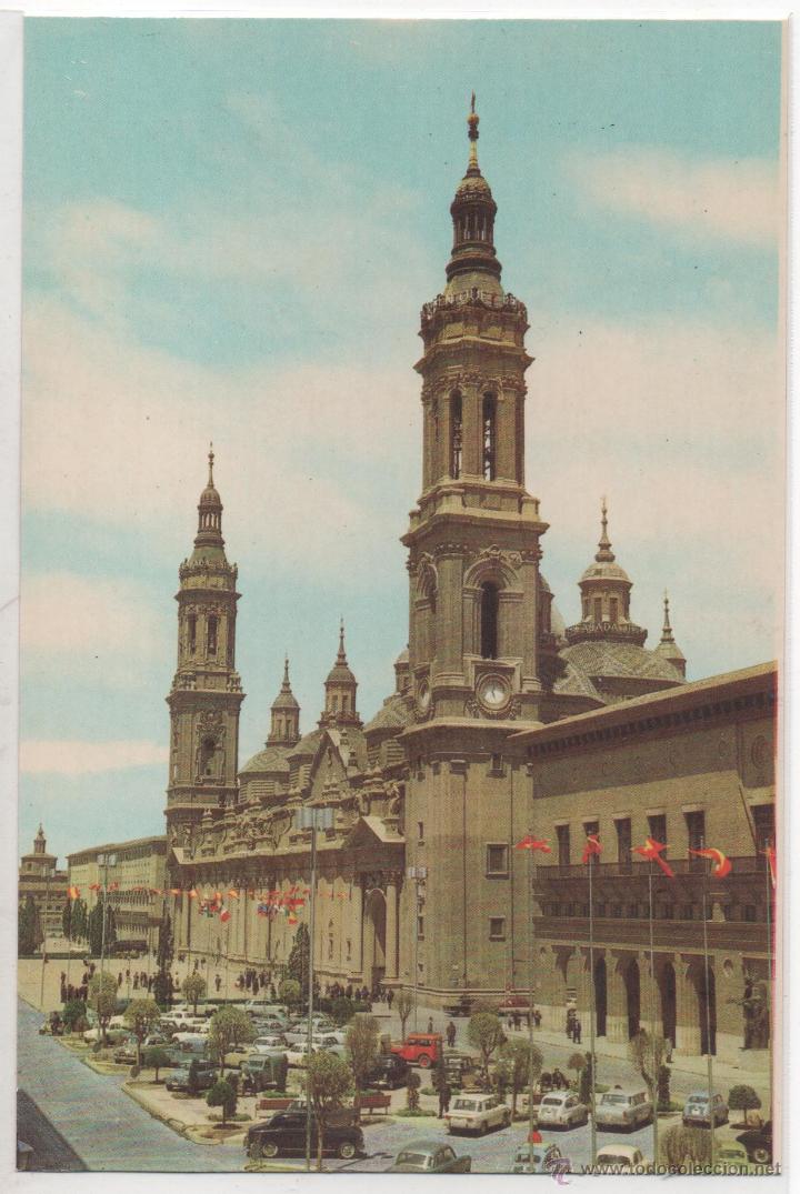 Postales: ZARAGOZA .- BASILICA .- EDITOR DESCONOCIDO - Foto 1
