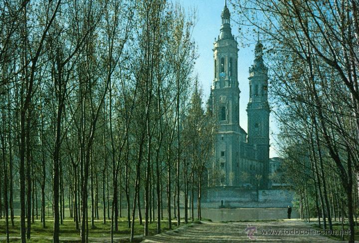 Postales: Zaragoza el pilar desde la arboleda - Foto 1