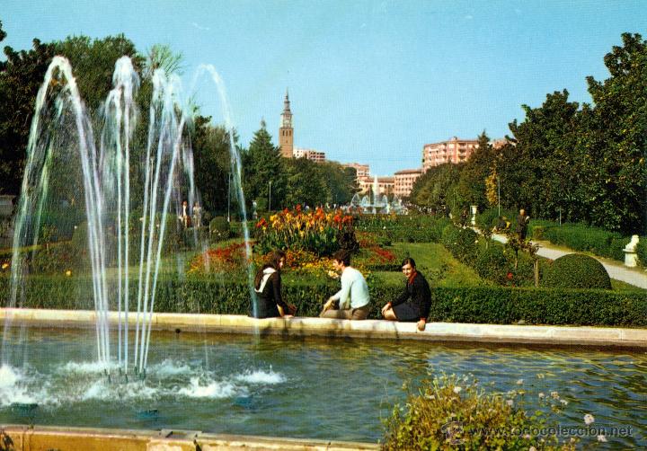 Postales: Zaragoza Parque Jose Antonio - Foto 1