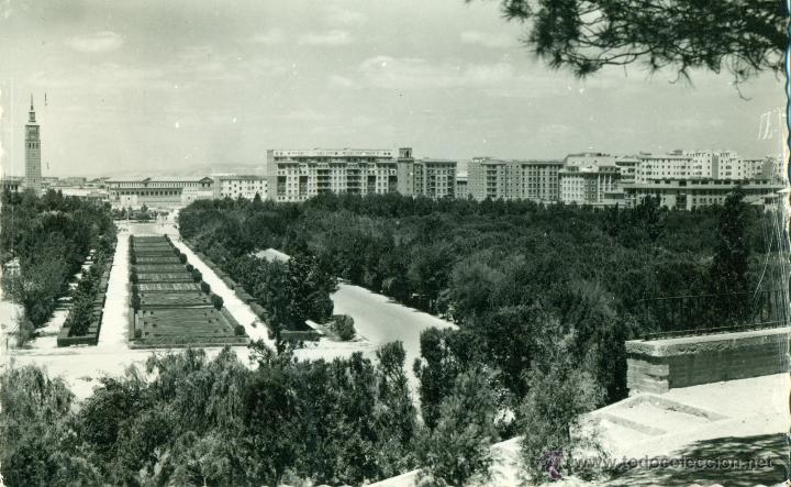 Postales: Zaragoza parque del general primo de rivera - Foto 1