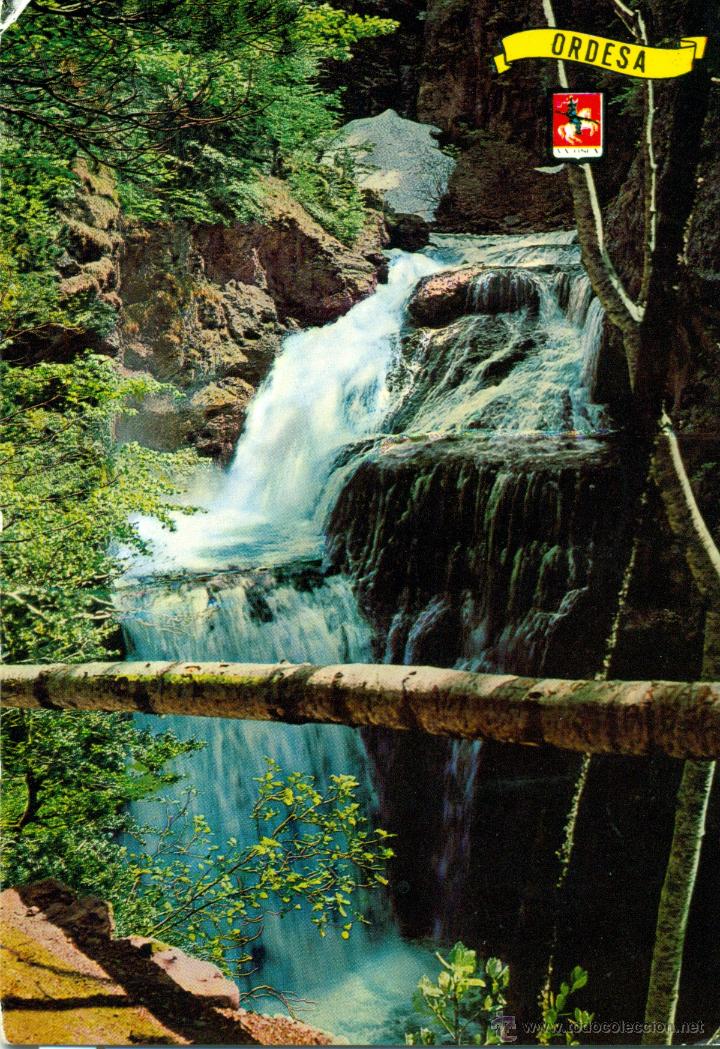Postales: Ordesa cascada en el rio arazas - Foto 1
