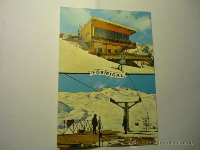 Postales: postal sallent de gallego.--formigal .- salida telesferico y restaurante