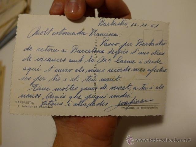 Postales: Antigua postal de barbastro - Foto 2
