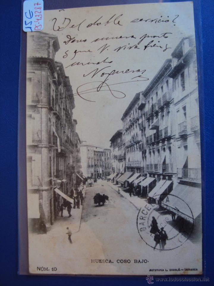 Cartoline: (F-43287)POSTAL DE HUESCA-COSO.BAJO.FOTOTIPIA ESCOLA
