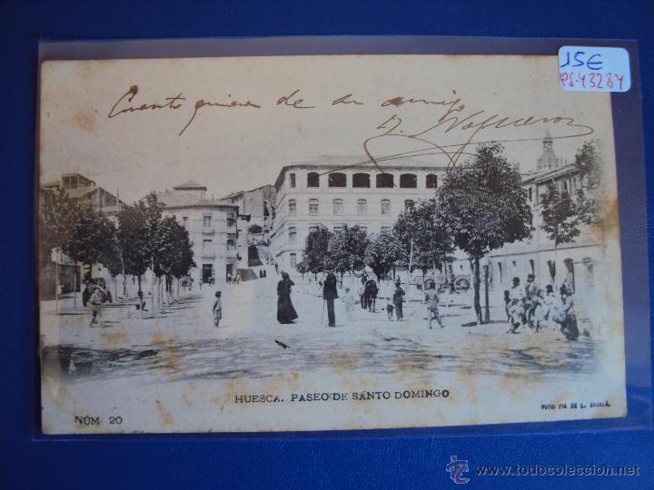 Postales: (PS-43284)POSTAL DE HUESCA-PASEO DE SANTO DOMINGO.FOTOTIPIA ESCOLA