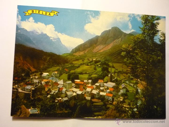 Postales: POSTAL BIELSA.-VISTA GENERAL Y VALLE DE PINETA