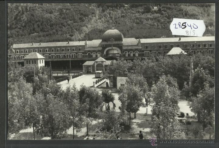 Postcards: CANFRANC - 109 - ENTRADA ESTACION INTERNACIONAL - ED&middot; SICILIA - (28540)