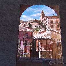 Postales: POSTALES-TERUEL-V24-NUEVA-ALBARRACIN-VISTA PARCIAL Y TORRE CATEDRAL