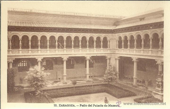 Postales: ZARAGOZA PALACIO MUSEOS SIN ESCRIBIR - Foto 1