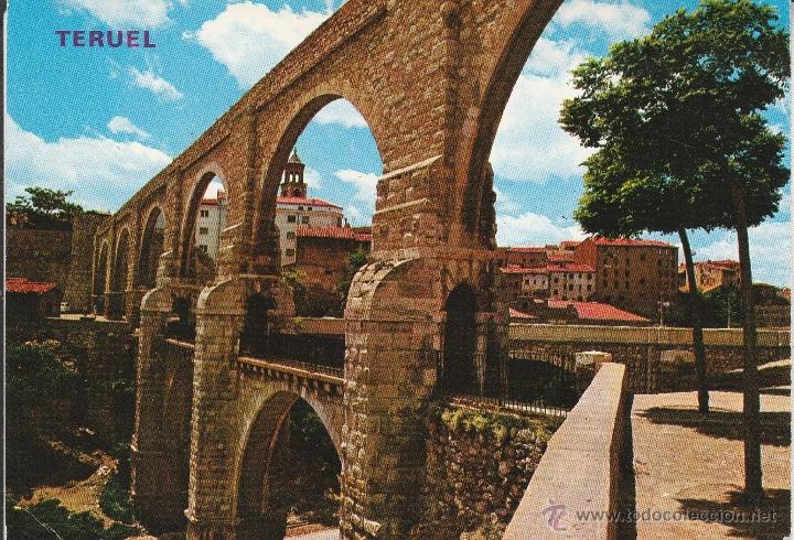 Postales: N&ordm; 22604 POSTAL TERUEL LOS ARCOS ACUEDUCTO - Foto 1