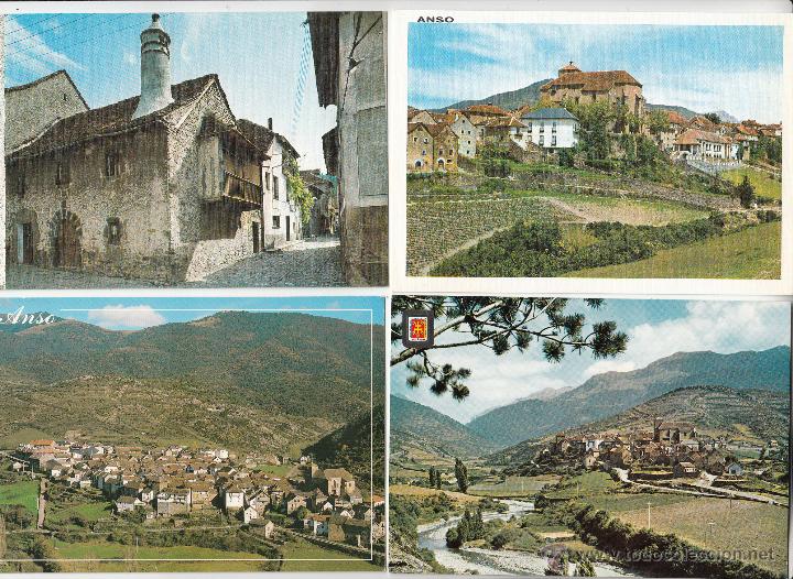 Postales: 10 POSTALES DIVERAS DE LA LOCALIDAD DE ANSO. HAY 2 FOTOS ADICIONALES