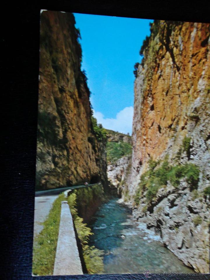 Postales: Valle de Benasque (Huesca). 2 Congosto del R&iacute;o Esera. Ed. Sicilia. Usada