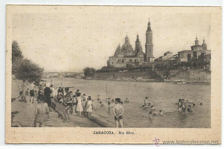Postales: ZARAGOZA .- RIO EBRO .- EDICIONES M. ARRIBAS - Foto 1