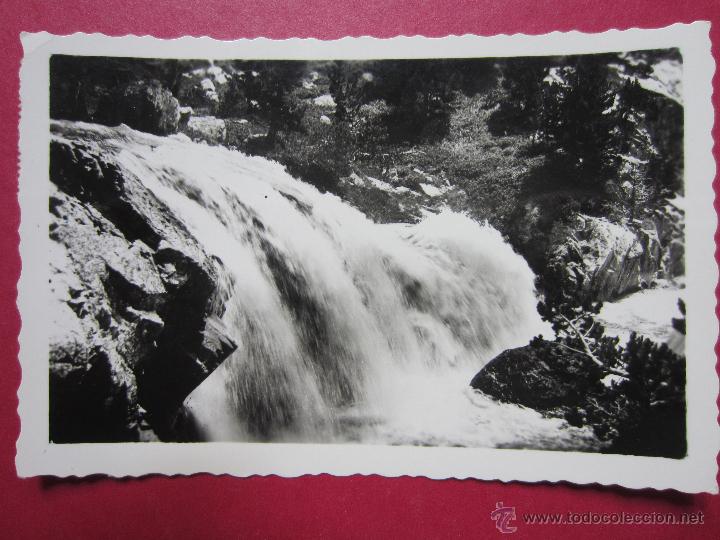 Postales: BALNEARIO DE PANTICOSA. CASCADA. (ED. BAZAR MODERNO LIBRERIA N&ordm;34. CIRCULADA 1959.