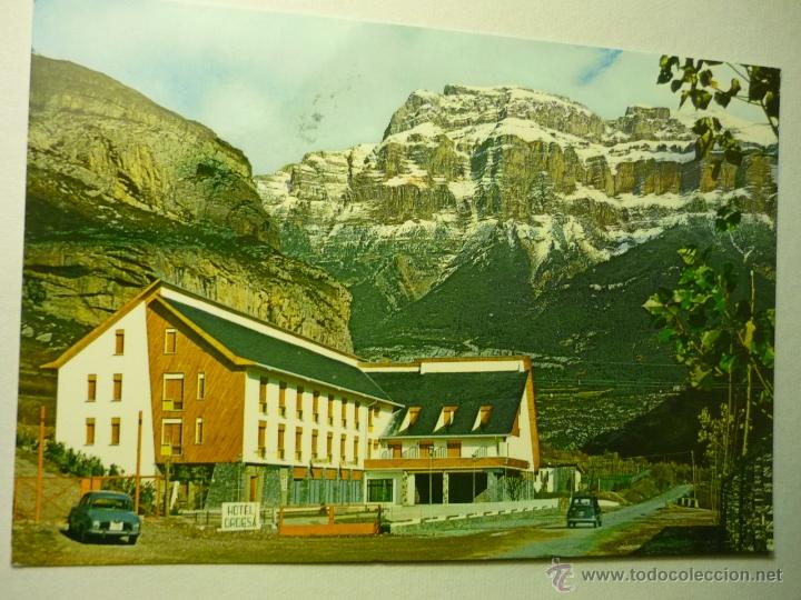 Postales: POSTAL PIRINEO ARAGONES .-ORDESA.- HOTEL--ESCRITA