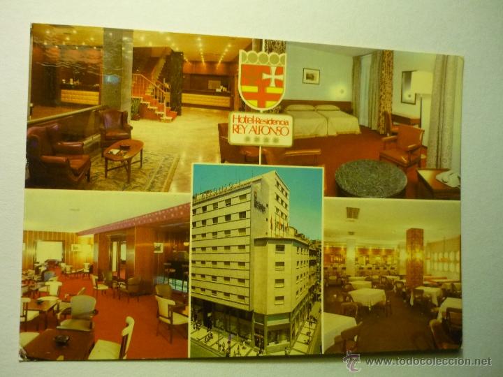 Postales: POSTAL ZARAGOZA.-HOTEL REY ALFONSO.--ESCRITA PUBLICIDAD HOTEL