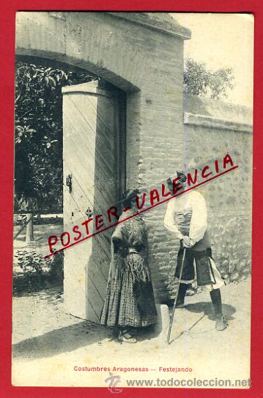 Cartoline: POSTAL ARAGON, COSTUMBRES ARAGONESAS, FESTEJANDO, P97980