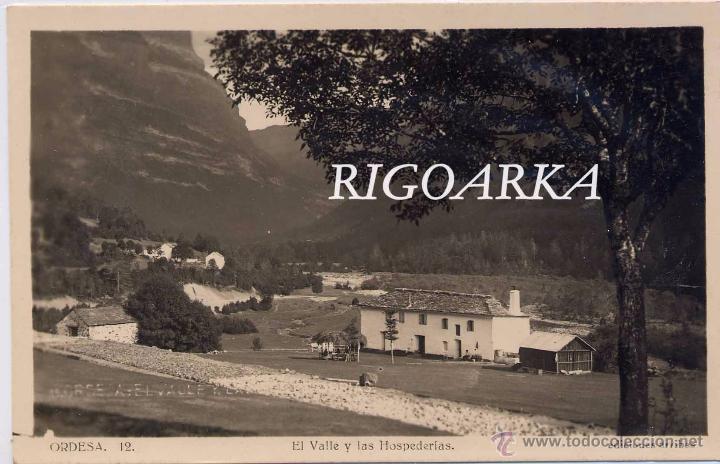Postales: ORDESA (HUESCA).- EL VALLE Y LAS HOSPEDER&Iacute;AS