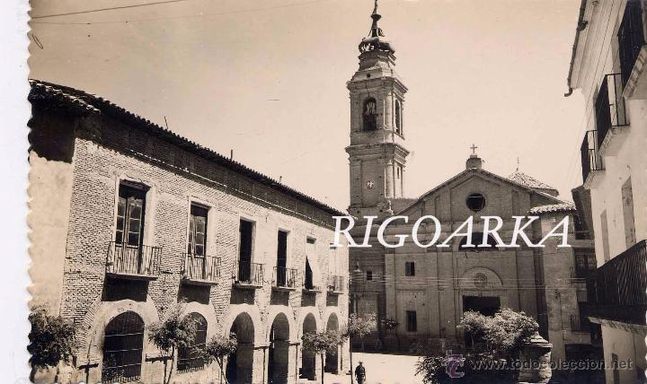 Postales: ALCOLEA DE CINCA (HUESCA).- PLAZA MAYOR