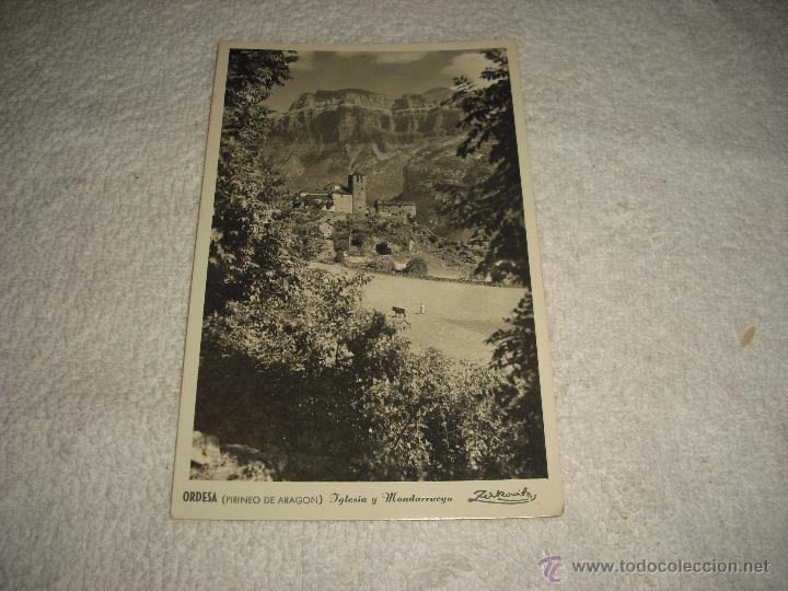 Postales: ORDESA- IGLESIA Y MONDARRUEGO . ZERKOWITZ - Foto 1