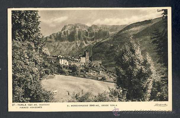 Postales: Postal de TORLA: El Mondarruego (Zerkowitz num. 27) - Foto 1