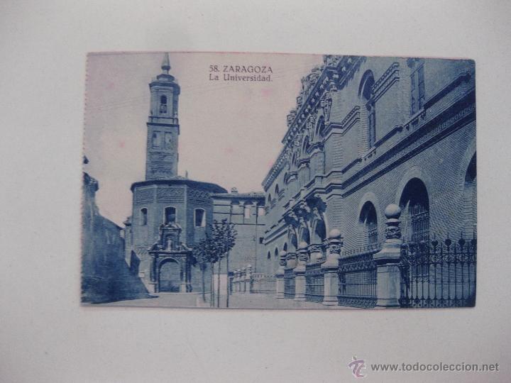 Postales: POSTAL. 58. ZARAGOZA. LA UNIVERSIDAD. - Foto 1