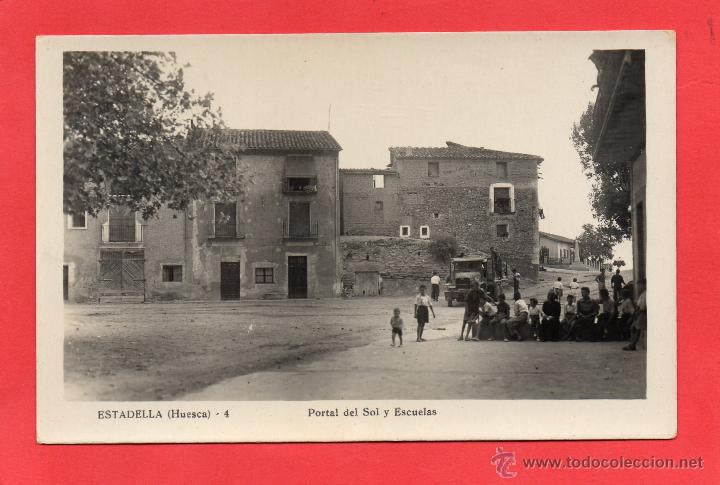 Cartes Postales: estadella. 4 portal del sol y escuelas