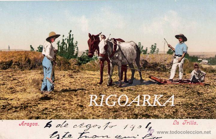 Postales: ARAG&Oacute;N.- LA TRILLA - Foto 1
