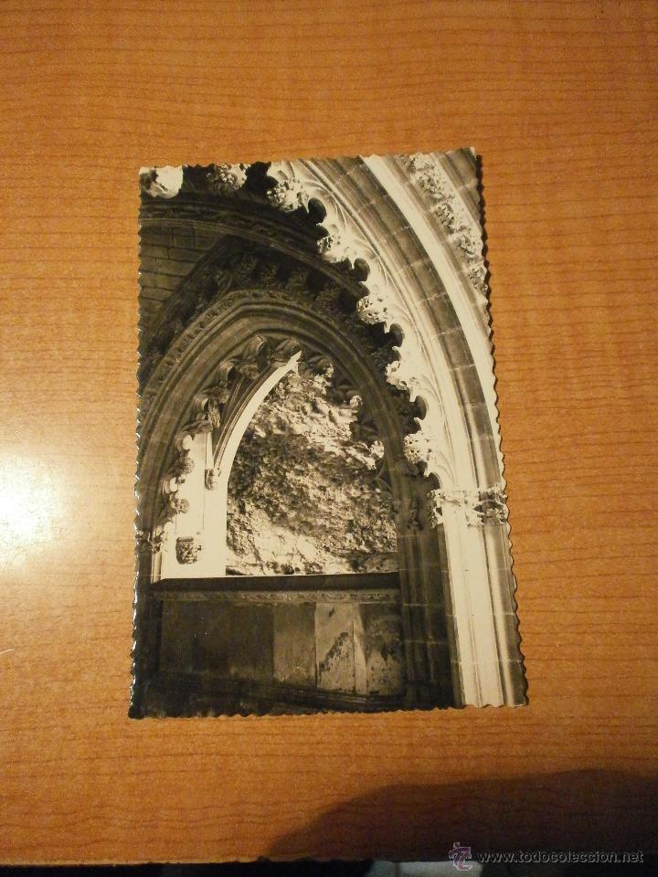 Cartes Postales: POSTAL SAN JUAN DE LA PE&Ntilde;A DETALL DE LA PORTADA DE SAN VICTORIAN SIN CIRCULAR