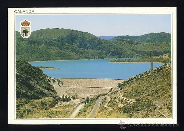 Postales: Postal de CALANDA: Pantano (Ed.Sicilia) - Foto 1