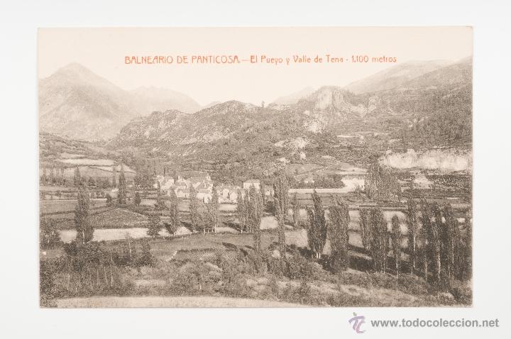Postales: TARJETA POSTAL BALNEARIO DE PANTICOSA EL PUEYO Y VALLE DE TENA , SIN CIRCULAR