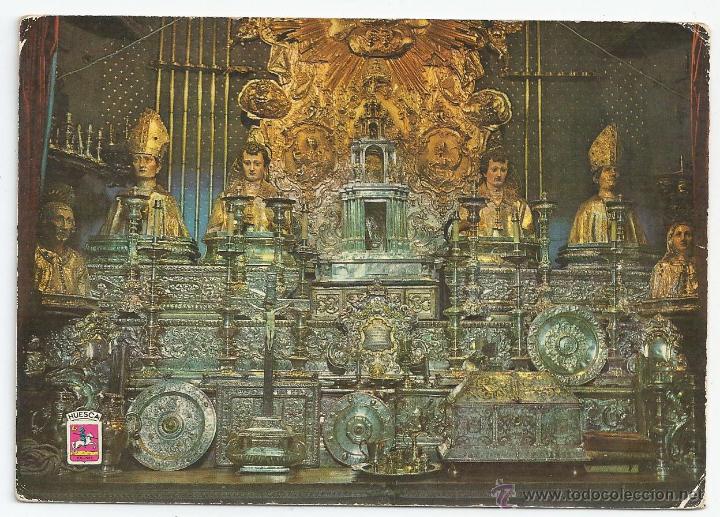 Postales: POSTAL HUESCA - TESORO DE LA CATEDRAL - 1965 - Foto 1