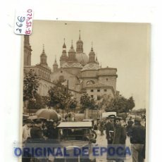 Postales: (PS-45420)POSTAL FOTOGRAFICA DE ZARAGOZA-CARRERA AUTOMOVILISTICA AÑOS 20