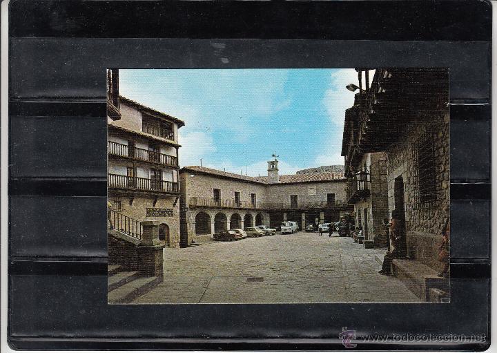 Postales: N&ordm; 17 ALBARRACIN. MONUMENTO NACIOBAL. PLAZA DEL GENERALISIMO