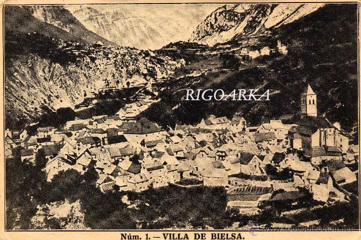 Postales: VILLA DE BIELSA (HUESCA).