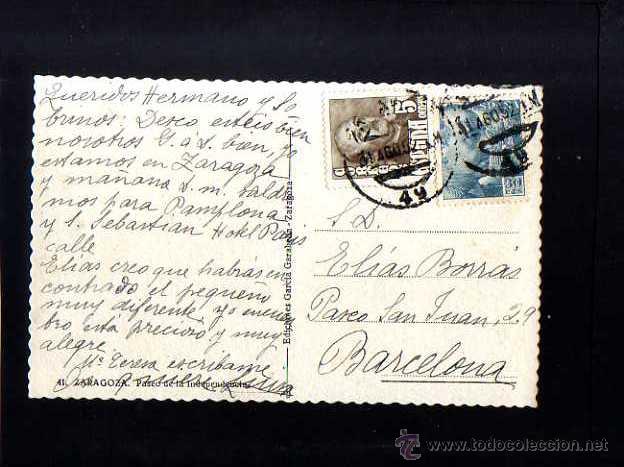 Postales: Postal de Zaragoza - Foto 2