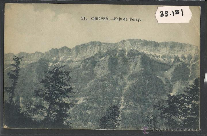 Postales: ORDESA - 21 - FAJA DE PELAY - ED&middot; SILVERIO PASCUAL - (33151)