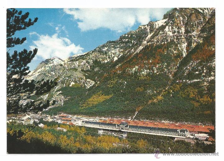 Postales: CANFRANC N&ordm; 4 .- ESTACION INTERNACIONAL .- EDICION PE&Ntilde;ARROYA .- FOTO GARCIA GARRABELLA